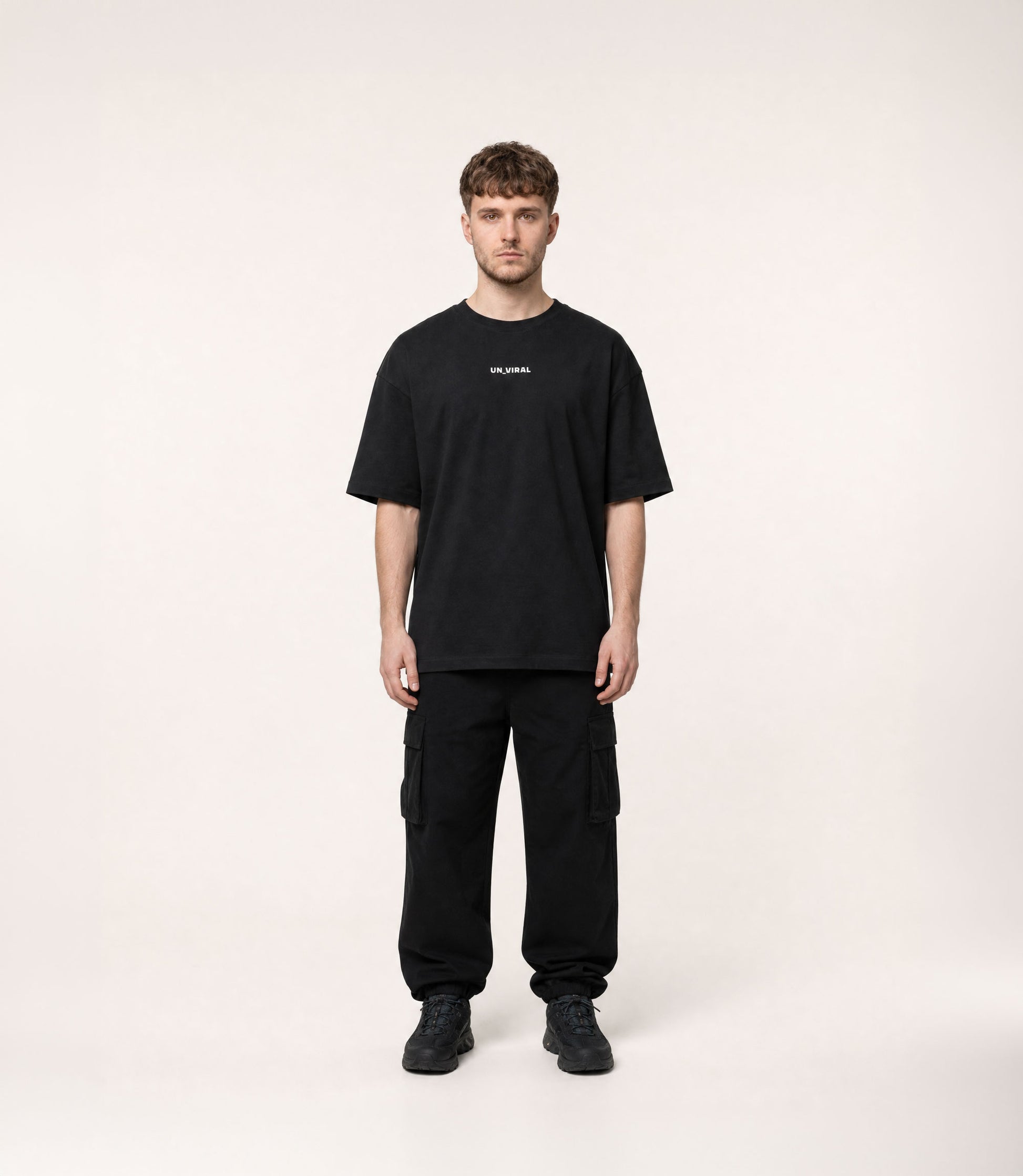 UN_VIRAL oversized heavyweight cotton tee