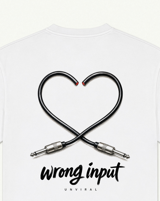 Wrong Input Tee White