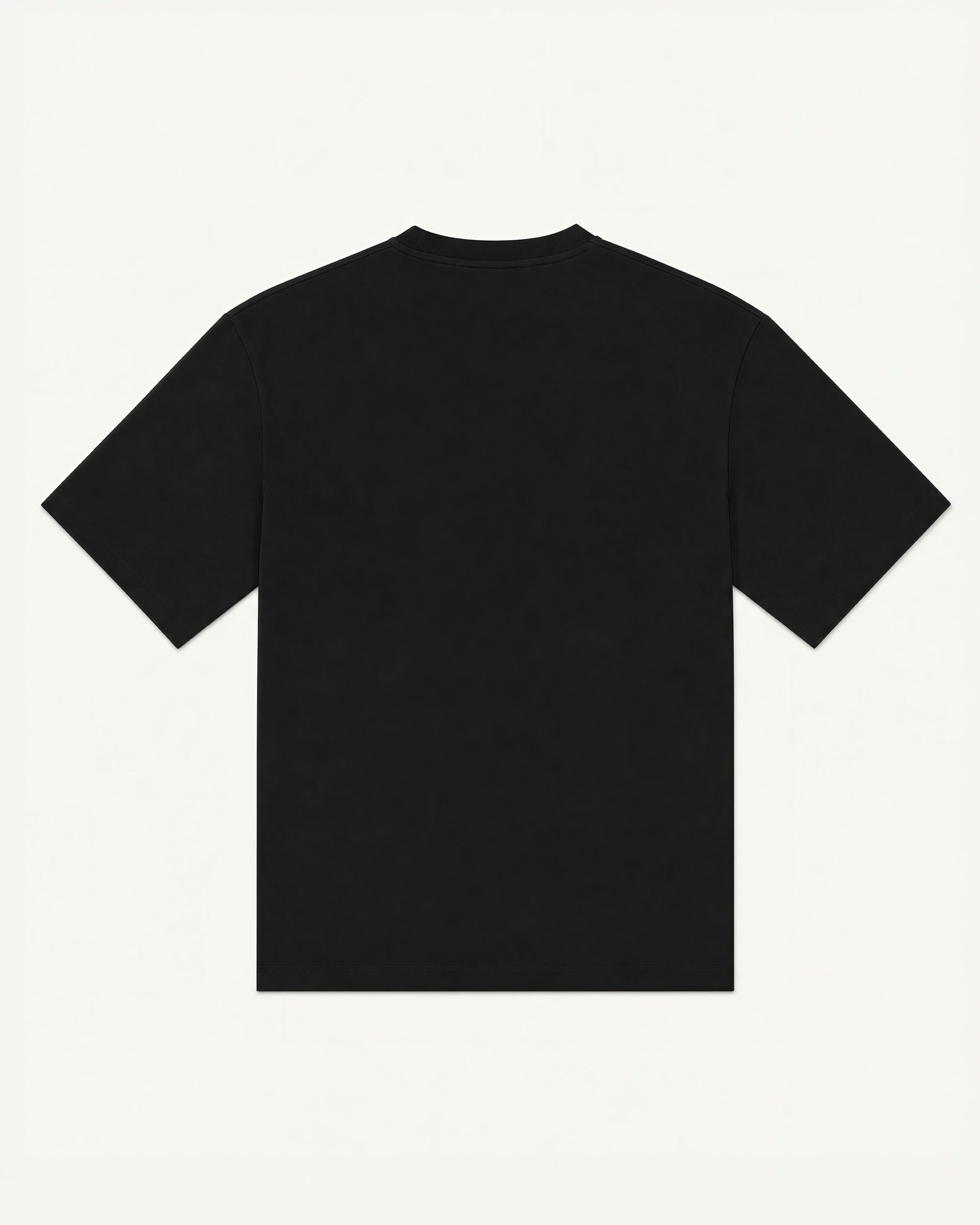 Rootbound UNVIRAL black oversized tee, back