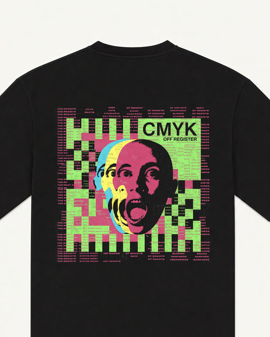 CMYK Tee Black