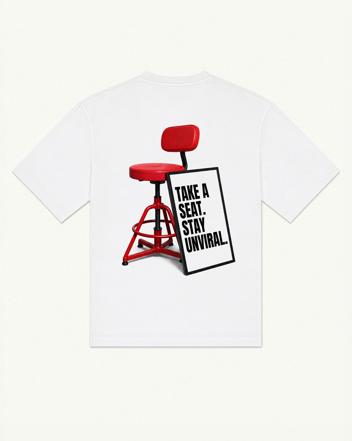 Take a Seat Tee White