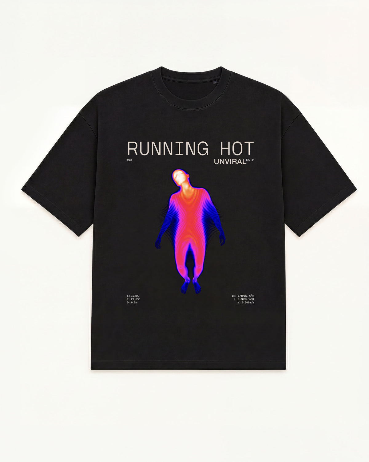 Running Hot Tee Black