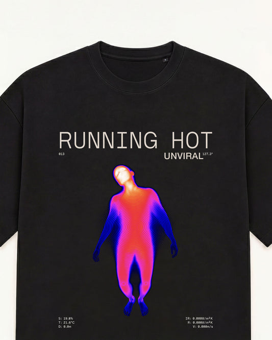 Running Hot Tee Black